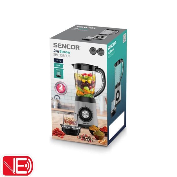 Sencor Blender SBL-3580GY 500W SILVER – Image 2