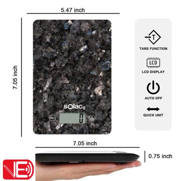 BALANCE DE CUISINE SOLAC KS-3125
