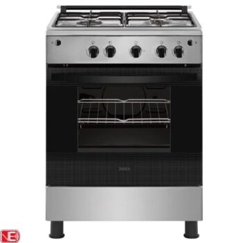 CUISINIERE ZANUSSI ZCG62256XA 60CM 4F INOX EN FONTE
