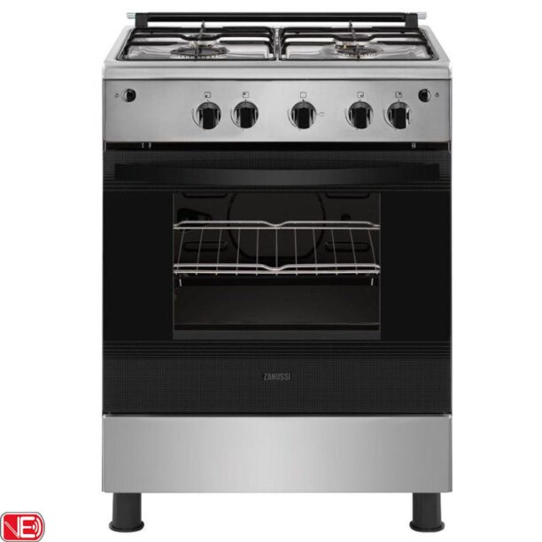 CUISINIERE ZANUSSI ZCG62256XA 60CM 4F INOX EN FONTE