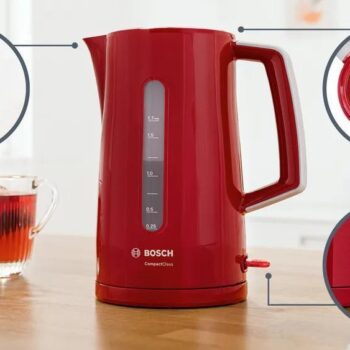 BOUILLOIRE BOSH TWK3A014 2400W 1.7L ROUGE