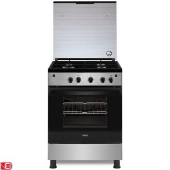 Cuisinière ZANUSSI ZCG61056BA 6OCM 4F NOIR EN EMAIL