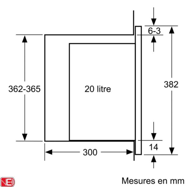 MICRO ONDE BOSCH BFL524MB0 ENCASTRABLE – Image 9