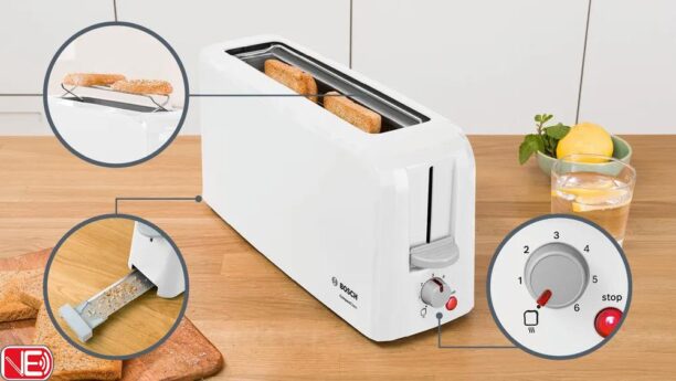 TOASTER BOSCH TAT3A00 980W BLANC