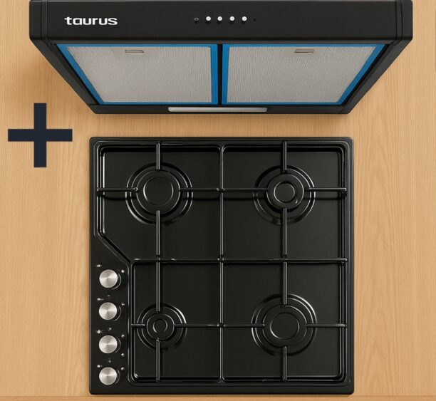 PACK CUISINE TAURUS Plaque + Hotte