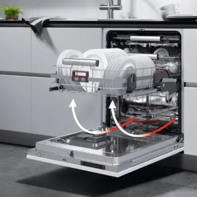 LAVE VAISSELLES "AEG" FFB93807PM 13COUV 9PROG INOX